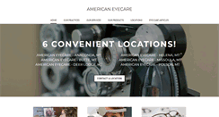 Desktop Screenshot of americaneyecaremt.com